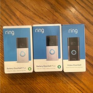 3 Ring Doorbells